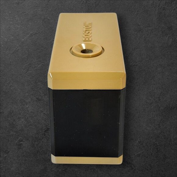 Vintage EB Boston Electric Pencil Sharpener Motor Runs Needs Repair Battery - Picture 4 of 10